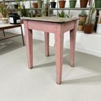Vintage roze plantentafel / bijzettafel, Antiek en Kunst, Ophalen of Verzenden