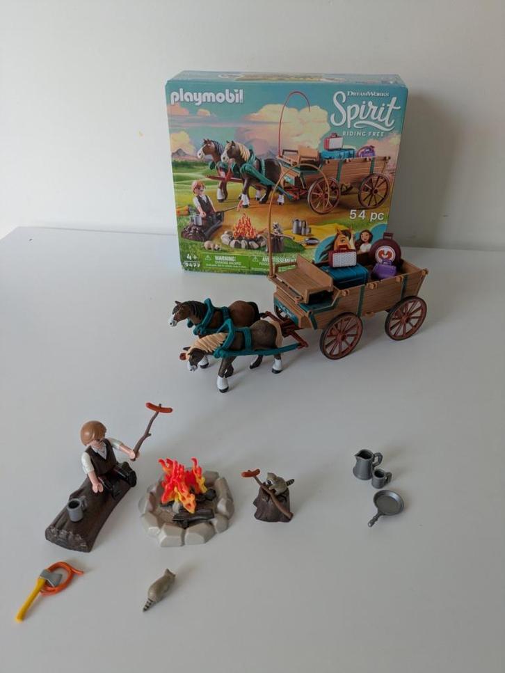 Playmobil Spirit – set met paarden 9477, Kinderen en Baby's, Speelgoed | Playmobil, Zo goed als nieuw, Complete set, Ophalen of Verzenden