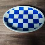 Boch Damier ovale schaal, Antiek en Kunst, Ophalen