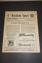 voetbal clubblad berchem sport 6 februari 1977, Ophalen of Verzenden