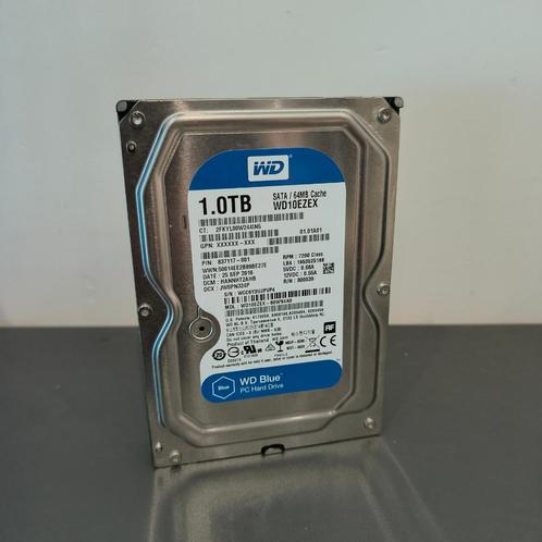 Western Digital WD10EZEX 1TB harde schijf (7200 RPM), Computers en Software, Harde schijven, Desktop, HDD, NAS, Ophalen of Verzenden