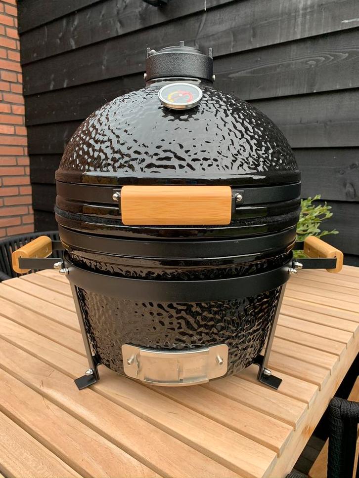 Kamado keramische tafelmodel BBQ 15” Ø 39 cm NIEUW !, Tuin en Terras, Buitenkeukens, Nieuw, Houtskool, Vrijstaand, Ophalen