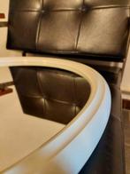 Vintage Space Age ovale Tiger spiegel, 1970s, Huis en Inrichting, Woonaccessoires | Spiegels, Ophalen of Verzenden, Zo goed als nieuw