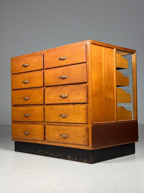 Vintage Toonbank winkelvitrine vintage, Antiek en Kunst, Antiek | Meubels | Kasten, Ophalen