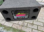 Earthquake subwoofer in kist – 77x43x39 cm, Auto diversen, Autospeakers, Ophalen, Zo goed als nieuw