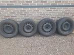 Continental winterbanden op staal velgen, Auto-onderdelen, Ophalen, Gebruikt, Velg(en), 16 inch