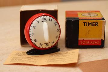 Tomado timer vintage 1970 cuisine déco minuterie