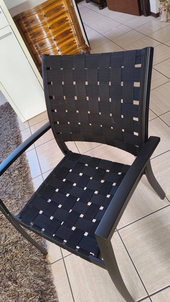 terrastafel + 3 terrasstoelen (JESKEN) uiterst licht < 4 kg, Tuin en Terras, Tuinsets en Loungesets, Zo goed als nieuw, Ophalen