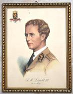 Leopold III - patriottisch kader, Verzamelen, Militaria | Algemeen, Verzenden, Overige soorten, Foto of Poster