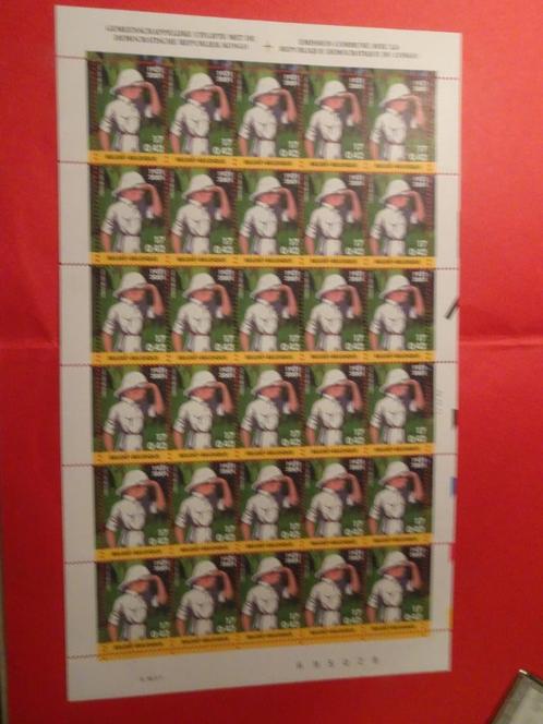 Vel met 30 postzegels Kuifje in Congo - Hergé -, Verzamelen, Stripfiguren, Nieuw, Plaatje, Poster of Sticker, Kuifje, Ophalen of Verzenden