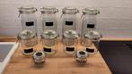 Set de bocaux Ikea Korken, Maison & Meubles, Enlèvement, Comme neuf, Verre, Récipient(s)