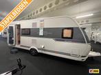 Hobby De Luxe Edition 560 KFME 2017 VOORTENT + STAPELBED, Caravans en Kamperen, Caravans, Vast bed, Rondzit, Hobby, Bedrijf