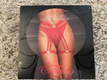 Rode jarretelgordel met hartjes Hunkemöller L/XL beschikbaar voor biedingen