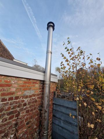 Inox kachelpijp te koop 400cm beschikbaar voor biedingen