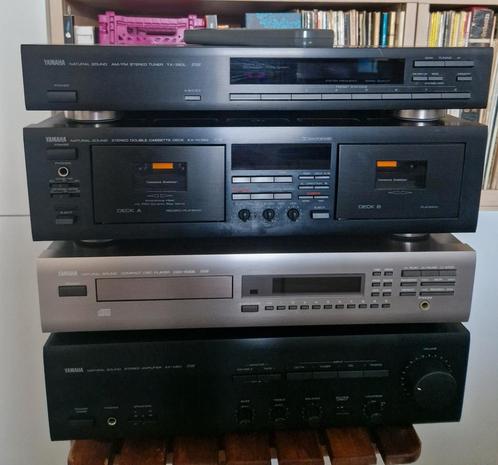 Chaîne stéréo Yamaha Natural Sound + haut-parleurs + tc, TV, Hi-fi & Vidéo, Chaîne Hi-fi, Utilisé, Deck cassettes ou Lecteur-enregistreur de cassettes