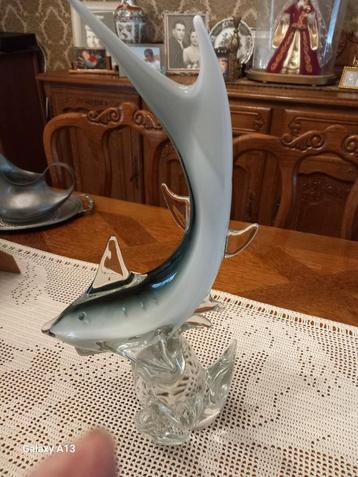 Vintage murano haai 41 cm. beschikbaar voor biedingen