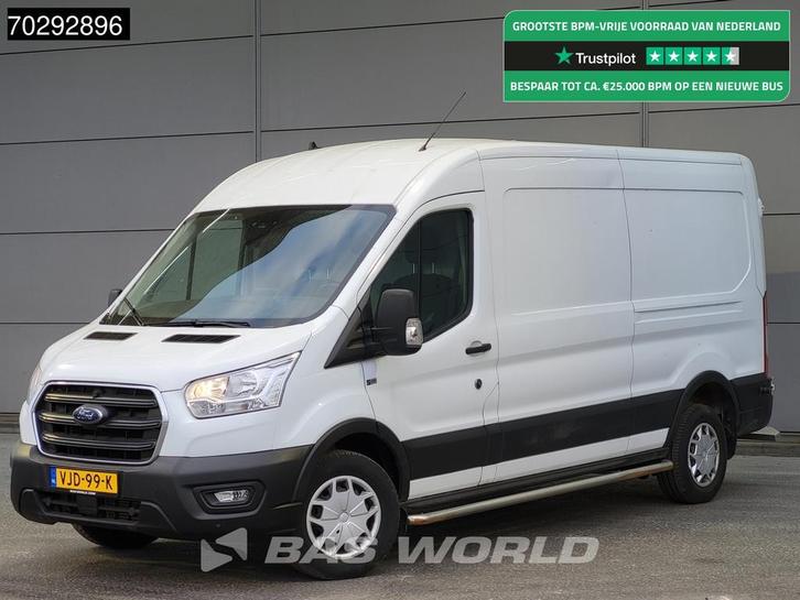 Ford Transit 130pk Automaat L3H2 Airco Cruise Parkeersensore, Auto's, Bestelwagens en Lichte vracht, Bedrijf, Te koop, Airconditioning