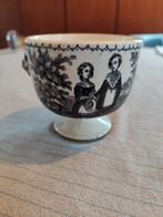 Antiek kandijpot suikerpotje Orphans Boch frères keramiek, Antiek en Kunst, Ophalen of Verzenden