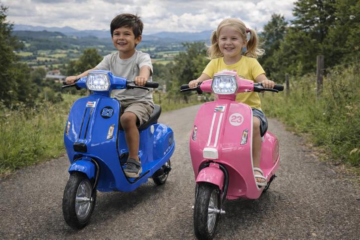 Kinder Scooter 24 volt - tot 23km - leren zit - verlichting, Kinderen en Baby's, Speelgoed |Speelgoedvoertuigen, Nieuw, Ophalen of Verzenden