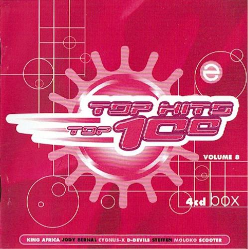 674 - TOP HITS - TOP 100 VOLUME 8 - 4CD/BOX - NIEUW, Cd's en Dvd's, Cd's | Dance en House, Nieuw in verpakking, Techno of Trance