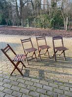 Oude houten cafestoeltjes, Tuin en Terras, Ophalen, Gebruikt