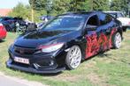Honda Civic 2017 1.0 vtec turbo, Auto's, Honda, Voorwielaandrijving, Stof, Zwart, Zwart