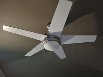 Plafond ventilator met afstandsbediening 130cm beschikbaar voor biedingen