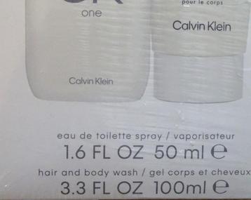 Calvin Klein gift set. Nieuw, nog in blisterverpakking beschikbaar voor biedingen