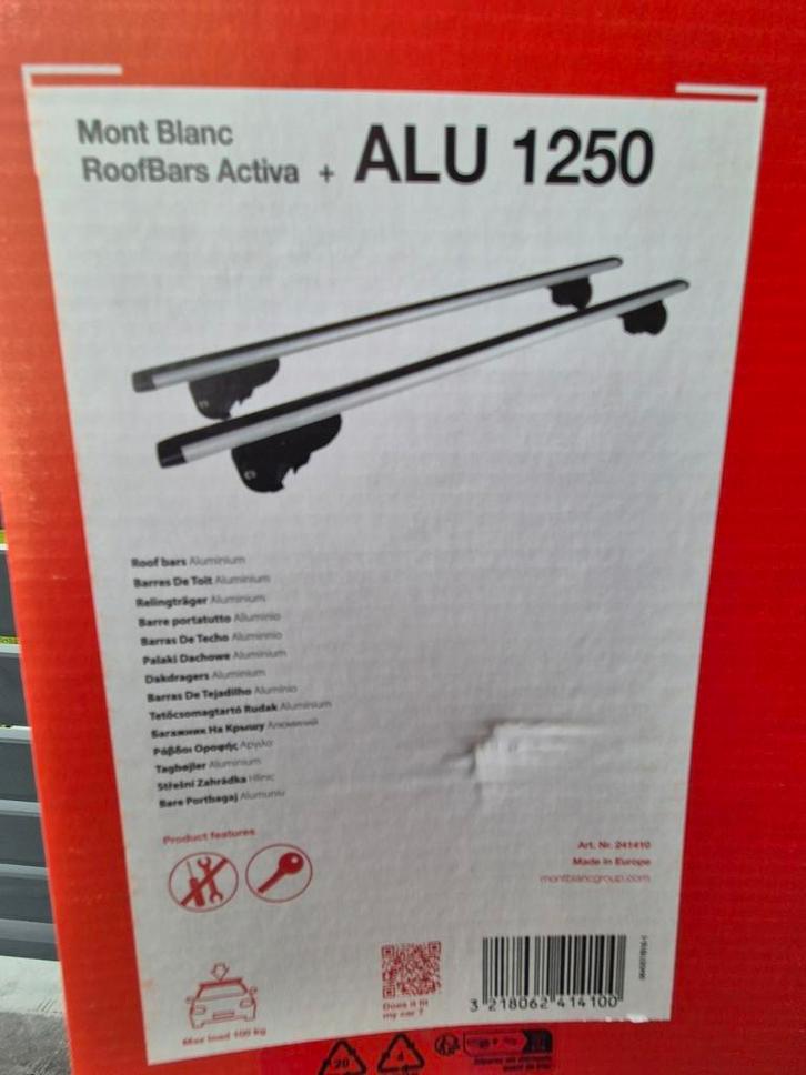 BARRE DE TOIT Activa Alu 1250+, Auto-onderdelen, Trekhaken, Nieuw, Ophalen