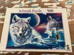 Puzzle wolf 500 stuks, Ophalen, 500 t/m 1500 stukjes, Zo goed als nieuw, Legpuzzel