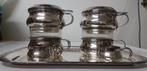 Tasses à café anciennes en métal argenté avec filtre, Antiquités & Art, Enlèvement