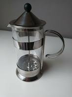 French press / cafetière – RVS & glas – Zo goed als nieuw, Electroménager, Cafetières, Café moulu, Autres modèles, 2 à 4 tasses