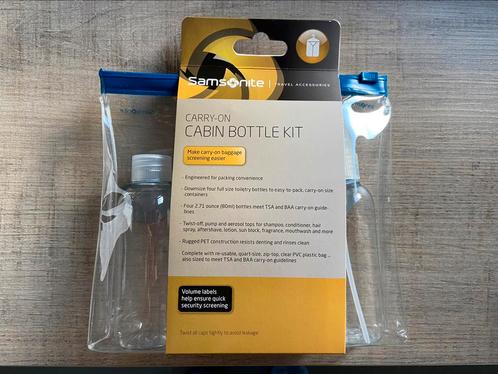 Samsonite Cabin Bottle Kit, Handtassen en Accessoires, Koffers, Nieuw, Hard kunststof, Ophalen of Verzenden