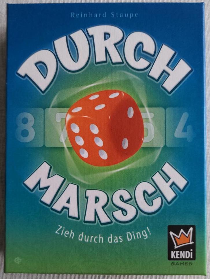 Durch Marsch, Hobby en Vrije tijd, Gezelschapsspellen | Bordspellen, Zo goed als nieuw, Een of twee spelers, Drie of vier spelers