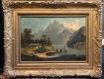 19de-eeuws landschapsschilderij Joseph Van Luppen, Antiek en Kunst, Ophalen