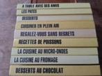 Lot de 9 livres de cuisine : "Collection "Gourmets", Livres, Enlèvement ou Envoi