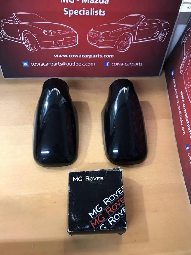 mg f mgf mg tf mgtf universele spiegelkappen kleur zwart nie, Autos : Pièces & Accessoires, Rétroviseurs, Neuf, Enlèvement ou Envoi