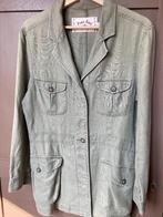 Veste - Blazer en lin Part Two - Taille 38, Kleding | Dames, Jasjes, Kostuums en Pakken, Part Two, Jasje, Gedragen, Groen