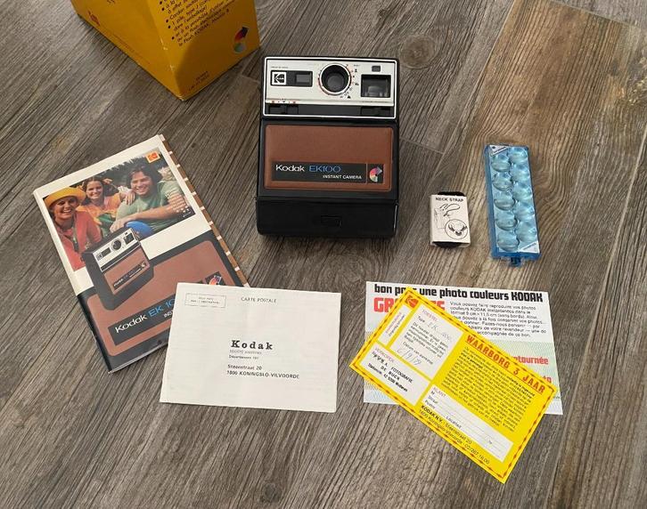 Fototoestel - Kodak EK100 - in originele doos - compleet, Audio, Tv en Foto, Fotocamera's Analoog, Zo goed als nieuw, Kodak, Ophalen of Verzenden