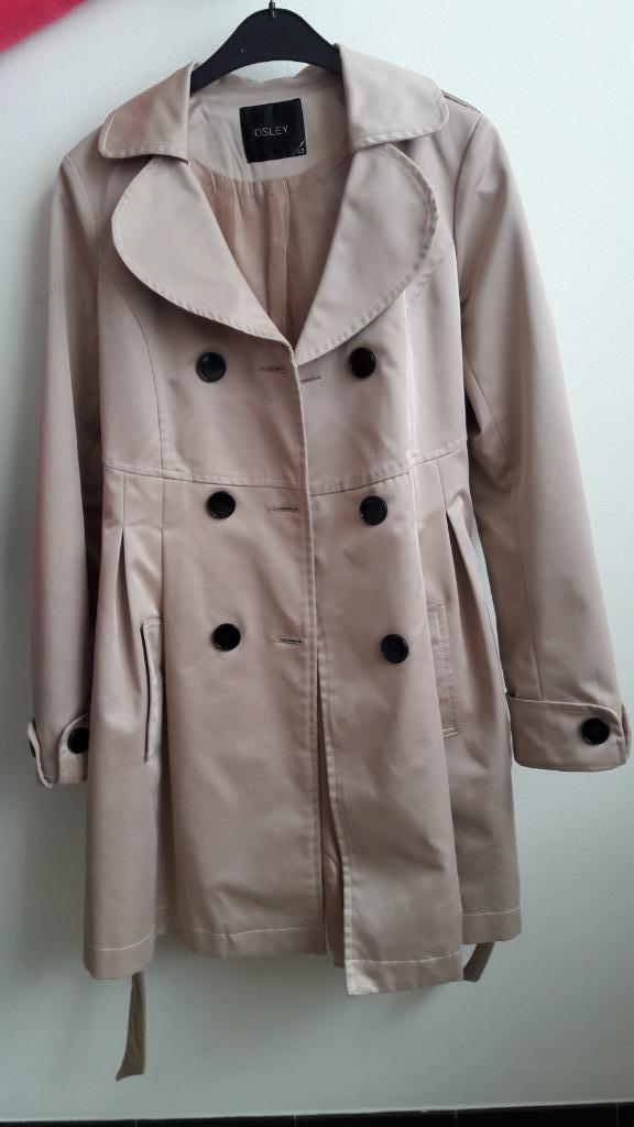 Osley waterdichte jas voor dames, maat 42, Kleding | Dames, Jassen | Winter, Gedragen, Maat 42/44 (L), Beige, Ophalen of Verzenden