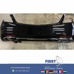 W222 S KLASSE FACELIFT AMG ACHTERBUMPER ZWART + UITLAAT SIER, Gebruikt, Mercedes-Benz, Ophalen of Verzenden, Achter