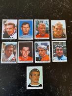9 plaatjes wielrenners Milou Bubble Gum jaren '60, Verzamelen, Ophalen of Verzenden, Gebruikt, Poster, Plaatje of Sticker