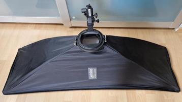 Lastolite stripbox. 40x120cm (2stuks) beschikbaar voor biedingen