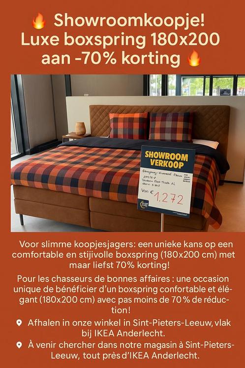 Showroom modellen aan zeer scherpe prijs, Huis en Inrichting, Slaapkamer | Boxsprings, Nieuw, Ophalen