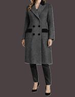 Elegante vintage mantel Wéra maat L, Kleding | Dames, Maat 42/44 (L), Ophalen of Verzenden, Wéra, Grijs