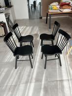 Eetkamerstoel zwart 4 stuks, Huis en Inrichting, Ophalen, Nieuw