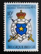 Belgique : COB 1421 ** Fraternelle coloniale 1967., Neuf, Sans timbre, Timbre-poste, Enlèvement ou Envoi