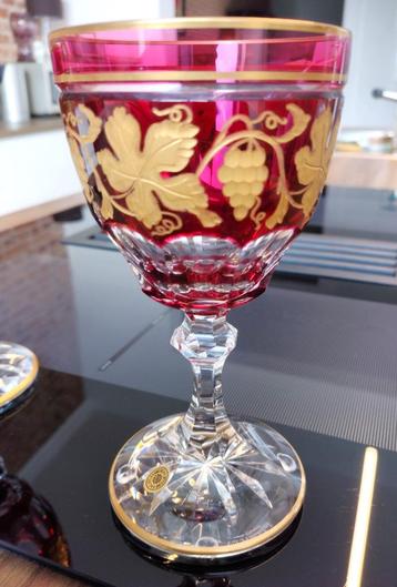 Val Saint Lambert Cathedrale Pampre de Vignes 24 kt goud beschikbaar voor biedingen