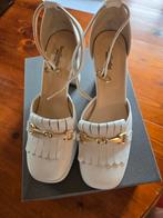 Witte sandalen met hoge hak van nero Giardini., Kleding | Dames, Schoenen, Ophalen, Zo goed als nieuw, Nero giardini, Wit