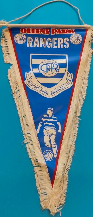 Drapeau de football vintage QPR Queens Park Rangers 1980 